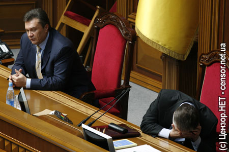 Виктор Янукович и Петр Симоненко