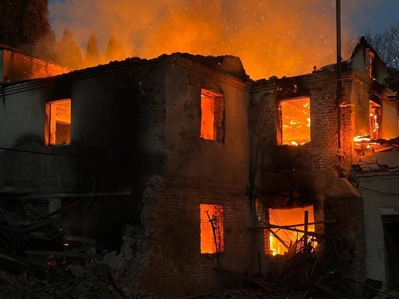 Shelling of Chernihiv region