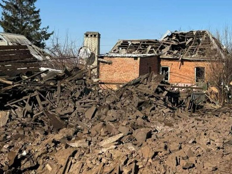 удар по Константиновке 19 февраля 2025 года