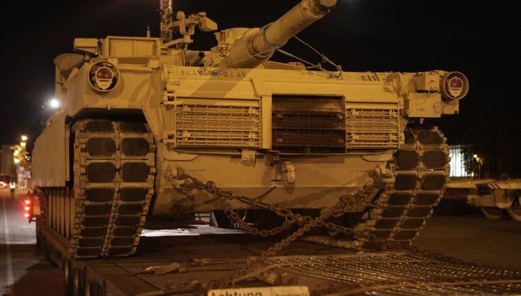U.S. Armored Forces Started to Deploy in Baltic States. PHOTOS