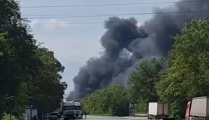 Під Кропивницьким масштабна пожежа, горить підприємство "Хімрезерв", є загиблий. ВIДЕО
