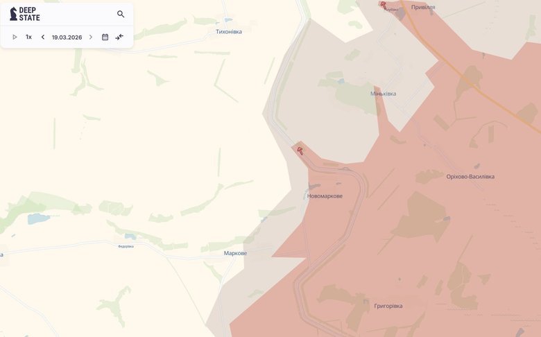 Продвижение РФ у Новомаркового