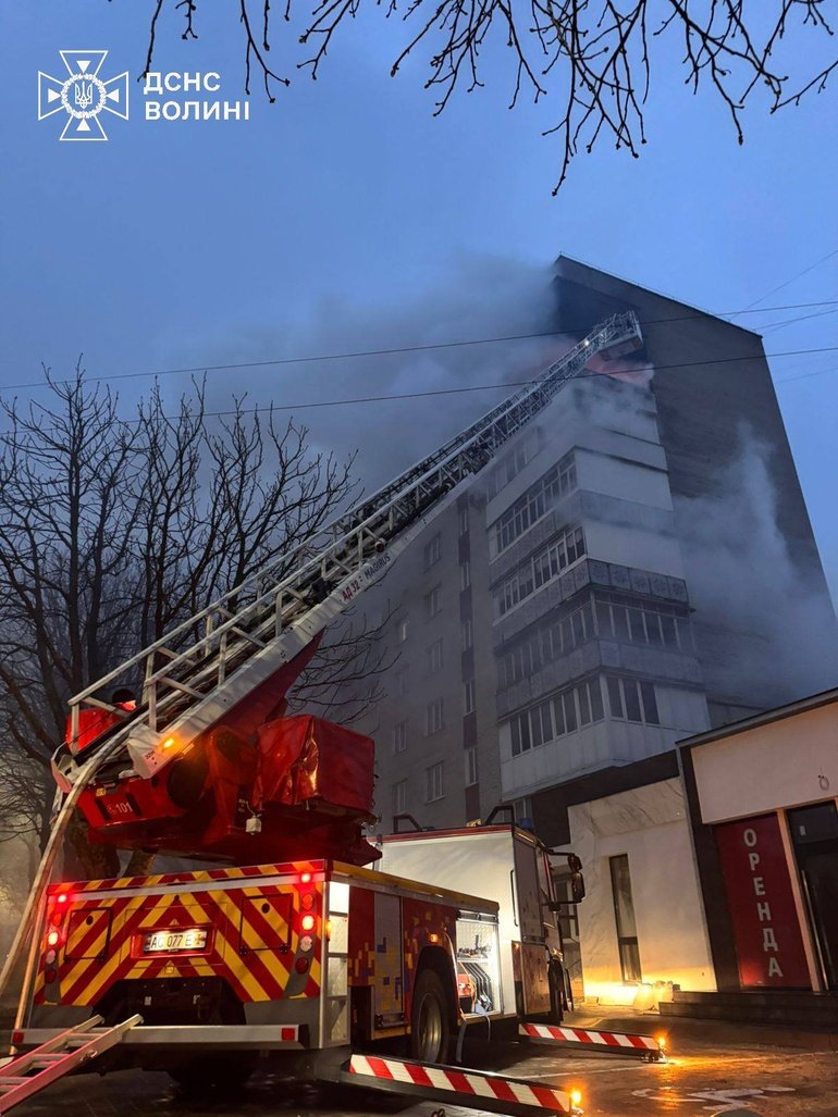 удар по Луцьку