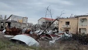 Понівечена атаками "Шахедів" та ракетними обстрілами курортна Затока на Одещині. ВIДЕО