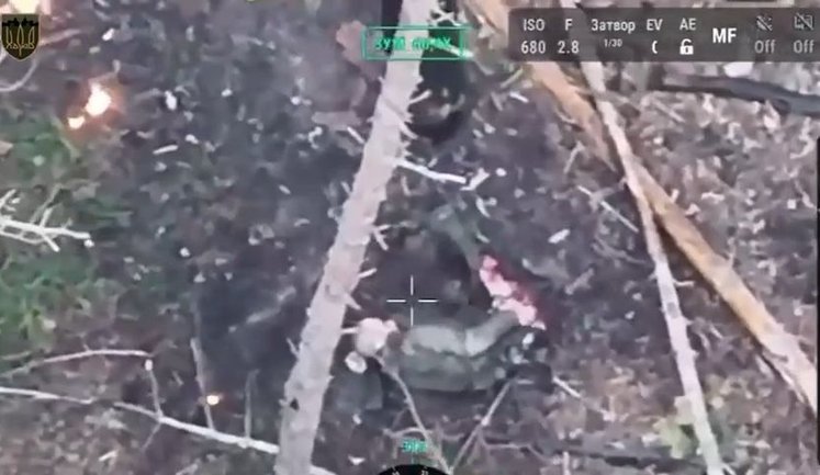 Окупантові відірвало ноги по самий зад: бойова робота бійців 127-ї бригади. ВIДЕО 18+