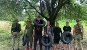 На Закарпатті затримали ухилянтів біля Тиси