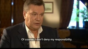 Янукович не отрицает своей ответственности за убийства на Майдане. ВИДЕО