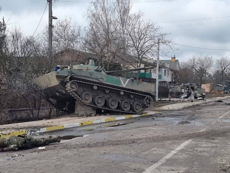 Наслідки бою у Гостомелі 01