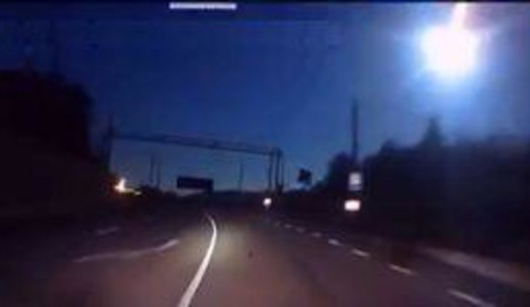 На Крым упал метеорит. ВИДЕО