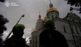 Киев: пожары в Киево-Печерской лавре и "Мистецьком арсенале" после ударов РФ