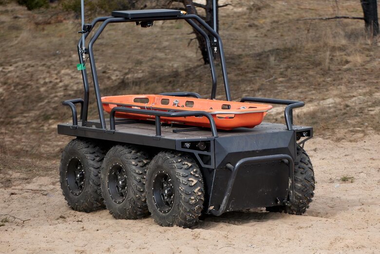 Робот Ratel Н для евакуації поранених