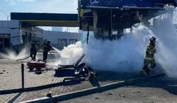 Рашисти вдарили по АЗС у двох районах Києва: є загиблі та постраждалі. ВІДЕО+ФОТОрепортаж