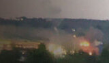 Drone attack on Russia on 21 May 2025. Plant is hit