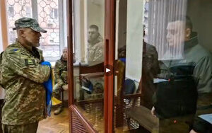 Солдат, який втратив руку на війни, приїхав підтримати Рюмшина