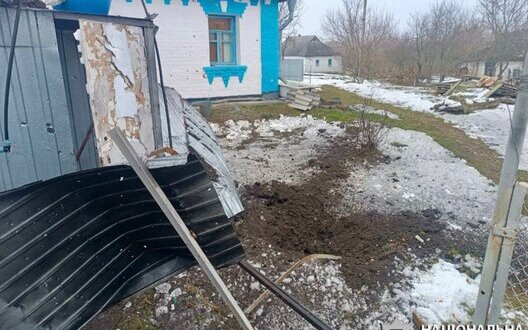 Damage to houses on November 28 in Kyiv region
