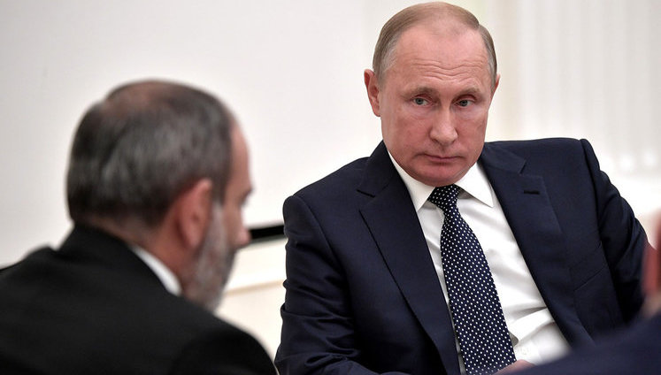 Пашинян дорікнув Путіну в невиконанні домовленостей щодо "миротворців" у Нагірному Карабаху. ВIДЕО