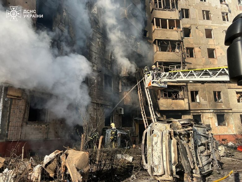 Наслідки удару РФ по Тернополю 19 листопада