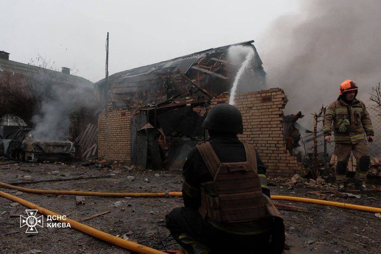 наслідки обстрілу Києва та Київщини