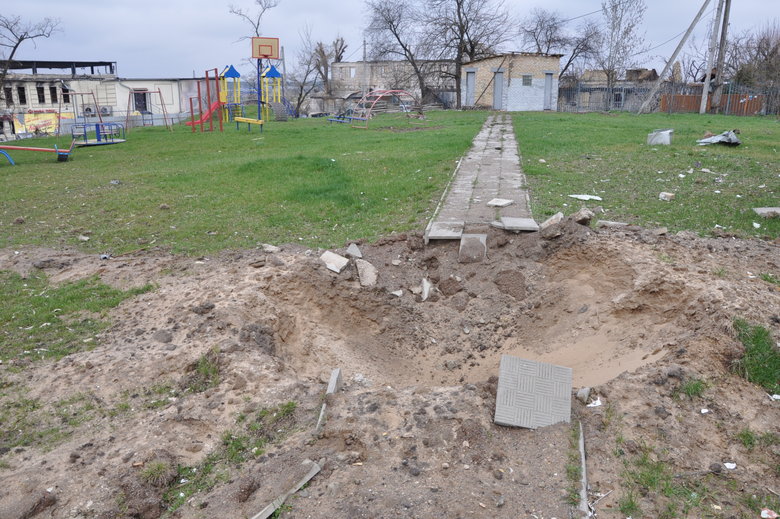 Зруйноване окупантами селище Горенка у передмісті Києва 07