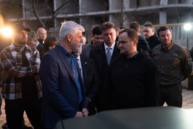 Czech President Petr Pavel arrives in Ukraine