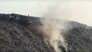 Пожежу на Грибовицькому сміттєзвалищі ліквідували, - ДержНС. ВIДЕО