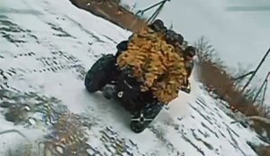 Штурм на квадроциклах під снігопадом: пілоти SIGNUM зірвали атаку окупантів на Лиманському напрямку. ВIДЕО