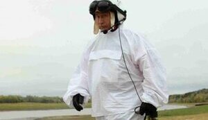 Путин пытался стать вожаком стерхов: птицы его не признали. ФОТОрепортаж+ВИДЕО