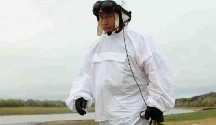 Путин пытался стать вожаком стерхов: птицы его не признали. ФОТОрепортаж+ВИДЕО