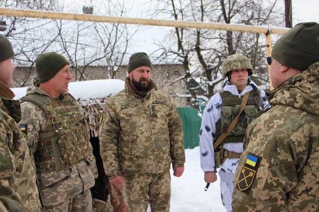 Головком ЗСУ Хомчак відвідав зону проведення ООС 09