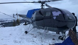 На Закарпатті прикордонники затримали вертоліт контрабандистів. ФОТО