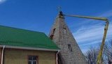 В уникальной украинской пирамиде открылся храм УПЦ (МП). ФОТОрепортаж
