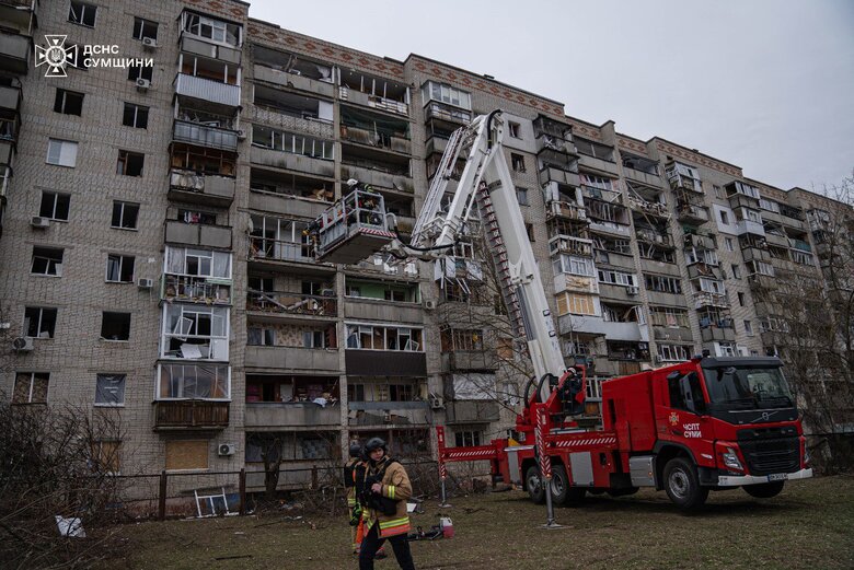 последствия удара по Сумам