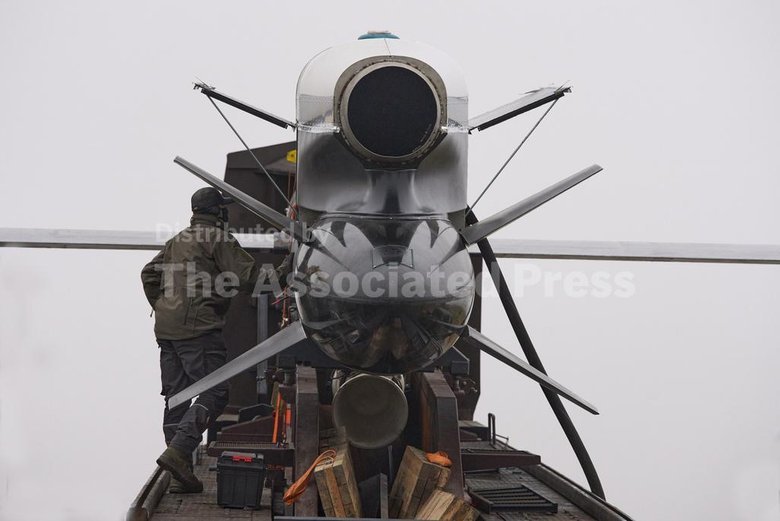 Новые кадры украинской ракеты Фламинго FP-5