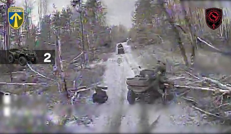 Мінус 9 квадроциклів та 10 рашистів на Вовчанському напрямку: бойова робота дронарів 57-ї бригади. ВIДЕО