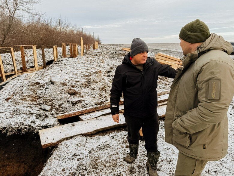 Будівництво фортифікацій у Дніпропетровській області
