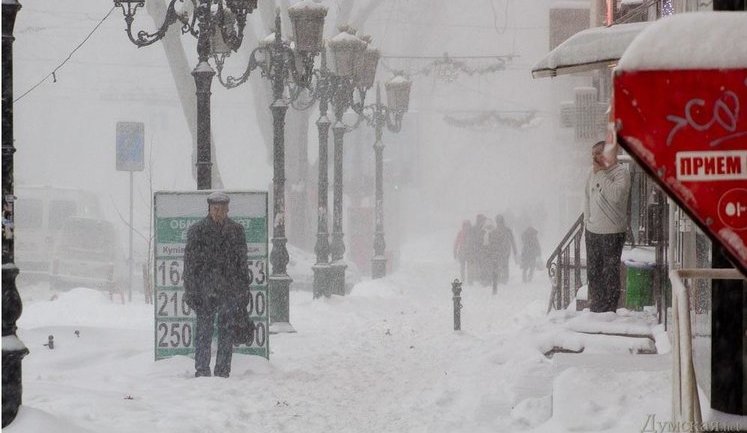 Snow showers paralysed Odesa. VIDEO+PHOTO