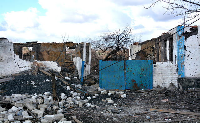 руины дебальцево