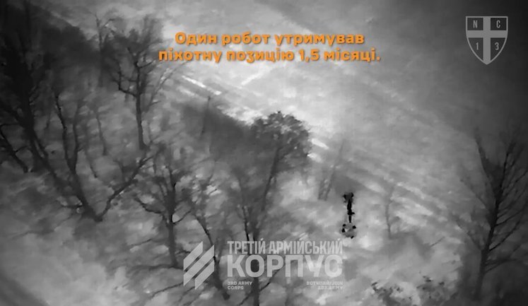 Бійці "NC13" Третьої штурмової бригади 45 діб тримали позицію наземним дроном - без жодних втрат. ВIДЕО
