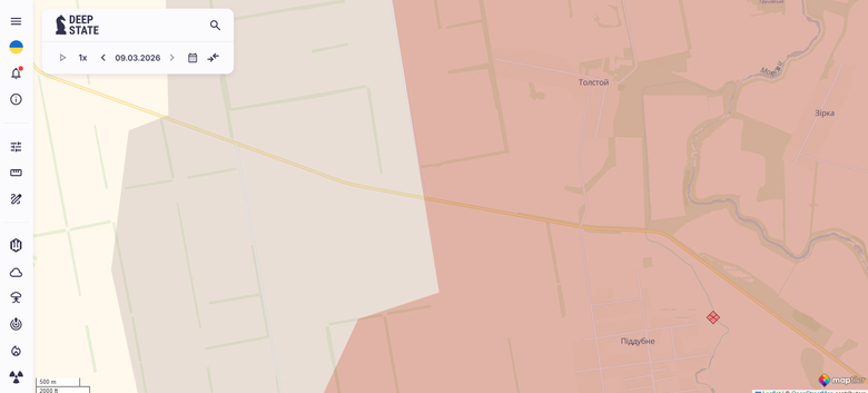 Поддубное карта