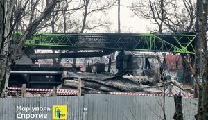 Guerrillas in occupied Mariupol burn Russian equipment. PHOTOS