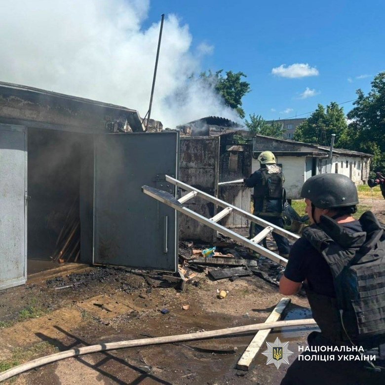 Strikes on the Kharkiv region on 5 May