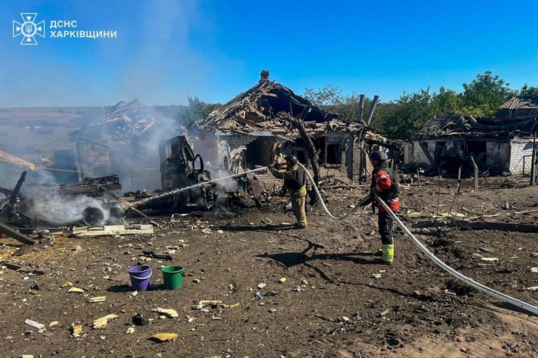 Удар по Грушевке в Харьковской области