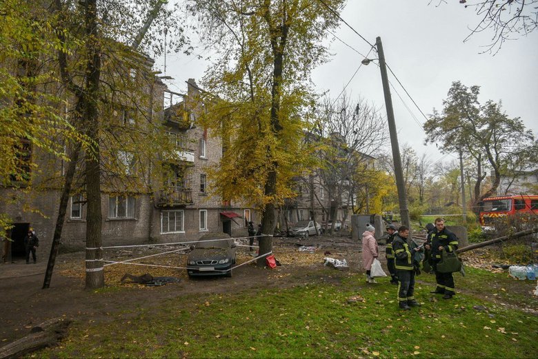 Российская атака на Каменское