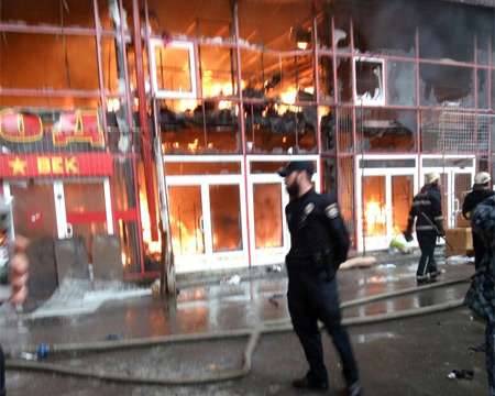 пожар харьков барабашово