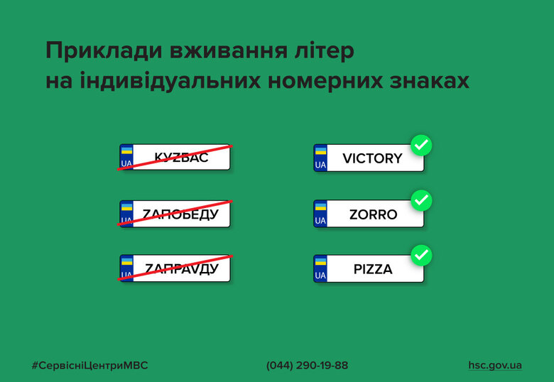 В Украине запретили буквы Z и V на автономерах: разъяснение МВД 01