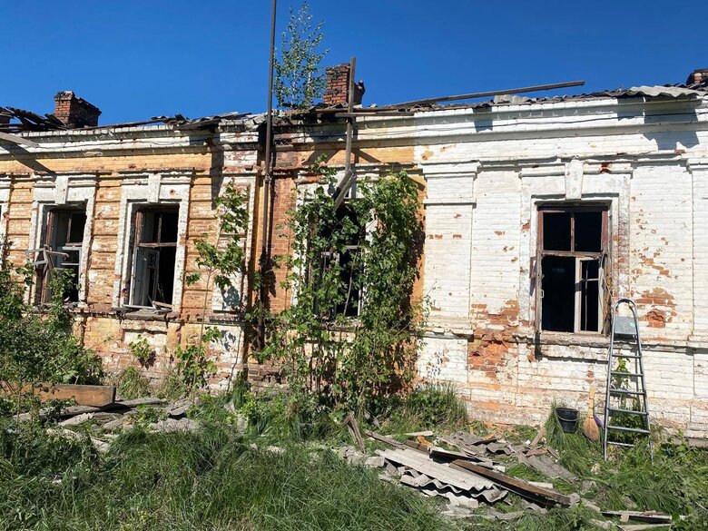 Наслідки обстрілу с. Білий Колодязь