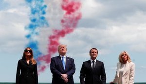 Макрон, Мей і Трамп вшанували пам'ять учасників операції з висадки в Нормандії, Путіна на урочистості не запросили. ФОТОрепортаж