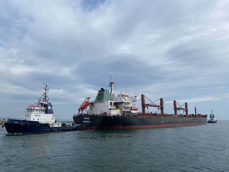Sixth UN chartered ship left port of Chornomorsk today, - Ministry of Infrastructure 02