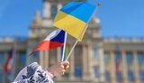 Чехия, Украина, флаги