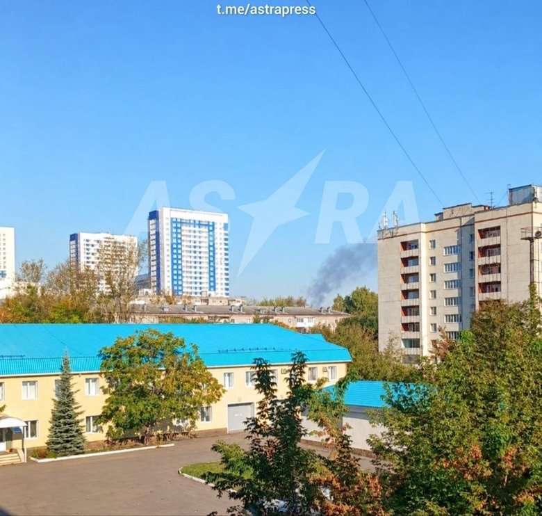 горить НПЗ в Уфі